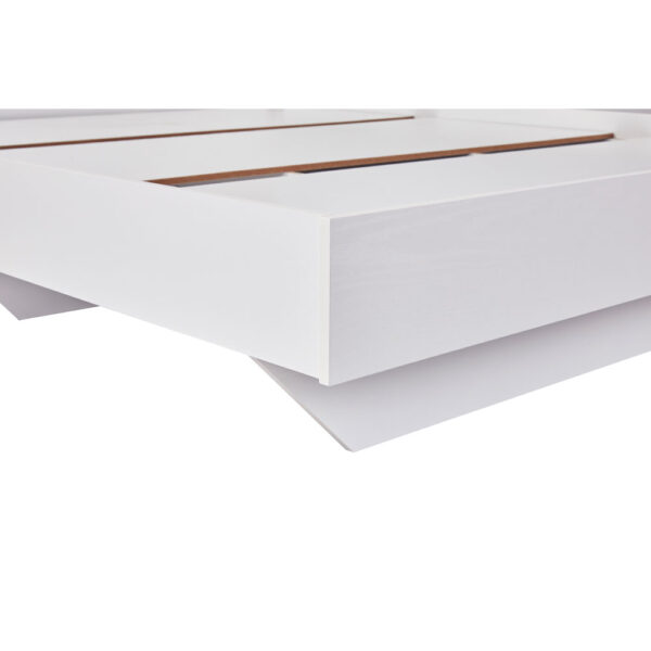 LUCIDO ΚΡΕΒΑΤΙ ΛΕΥΚΟ OAK ΦΥΣΙΚΟ 162x202x88 09-2129 - Image 15