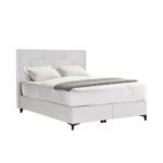 BRICK ΚΡΕΒΑΤΙ ΜΕ ΑΠΟΘΗΚ. ΧΩΡΟ (ΓΙΑ ΣΤΡΩΜΑ 160x200cm) OFF WHITE 16-450 215x165x121cm 09-2153 - Image 6