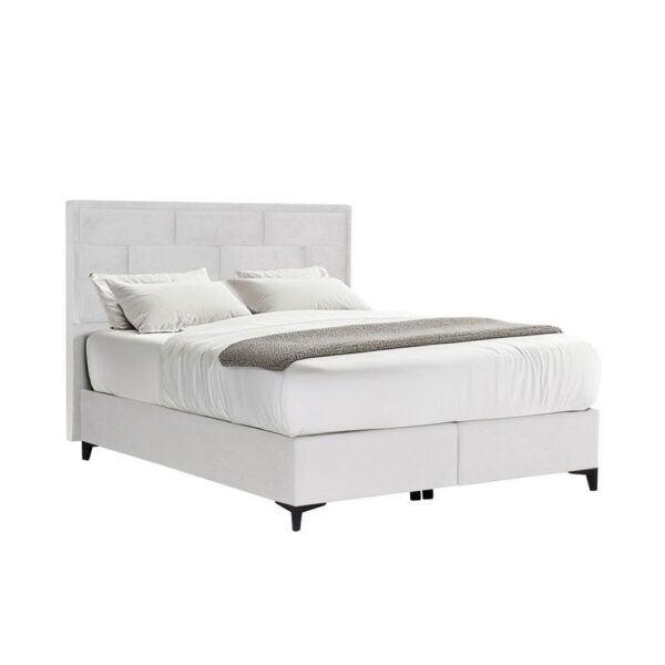 BRICK ΚΡΕΒΑΤΙ ΜΕ ΑΠΟΘΗΚ. ΧΩΡΟ (ΓΙΑ ΣΤΡΩΜΑ 160x200cm) OFF WHITE 16-450 215x165x121cm 09-2153 - Image 6