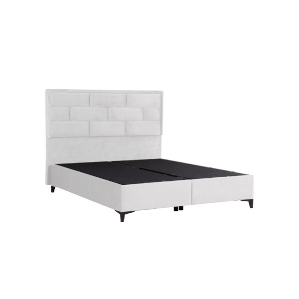 BRICK ΚΡΕΒΑΤΙ ΜΕ ΑΠΟΘΗΚ. ΧΩΡΟ (ΓΙΑ ΣΤΡΩΜΑ 160x200cm) OFF WHITE 16-450 215x165x121cm 09-2153 - Image 9