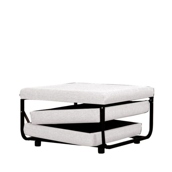 FOLD ΠΟΥΦ ΚΡΕΒΑΤΙ ΑΝΑΔΙΠΛΟΜΕΝΟ OFF WHITE 06-900 70x72x43 16-0891 - Image 9