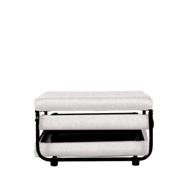FOLD ΠΟΥΦ ΚΡΕΒΑΤΙ ΑΝΑΔΙΠΛΟΜΕΝΟ OFF WHITE 06-900 70x72x43 16-0891 - Image 10