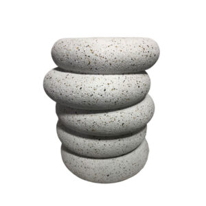 BALANCE SIDE TABLE TERRAZZO 41x42.5x50cm 16-0916