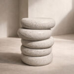 BALANCE SIDE TABLE TERRAZZO 41x42.5x50cm 16-0916 - Image 2