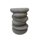 BALANCE SIDE TABLE STONE GREY 34x37x49.5cm 16-0918