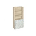 Βιβλιοθήκη Etazerka Ava 5 Σόνομα, 78x33x184,3, Genomax - Image 5