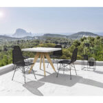 TERRAZZO ΤΡΑΠΕΖΙ TERRAZZO 90x90x75 22-0138 - Image 8