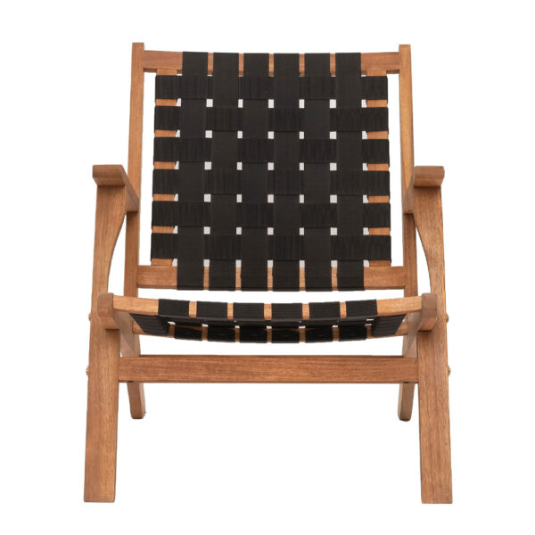 HASTAG ΠΟΛΥΘΡΟΝΑ ΜΑΥΡΟ ΦΥΣΙΚΟ 60x76x73cm 22-0190 - Image 3