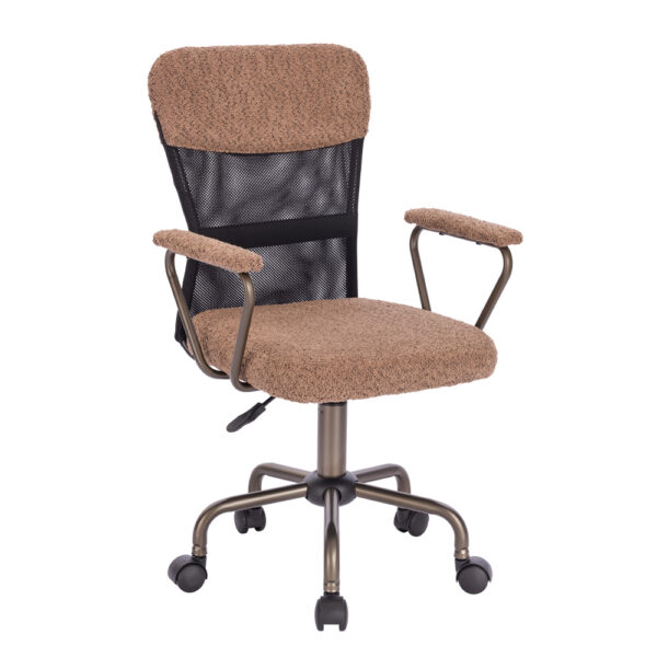 BELL ΚΑΡΕΚΛΑ ΓΡΑΦΕΙΟΥ ΚΑΦΕ ΑΝΟΙΧΤΟ GUNMETAL 54x52x92 25-0723 - Image 9