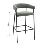 ECLIPSE ΣΚΑΜΠΟ BAR ΛΑΔΙ SILVER 45x46x92 26-0080 - Image 4