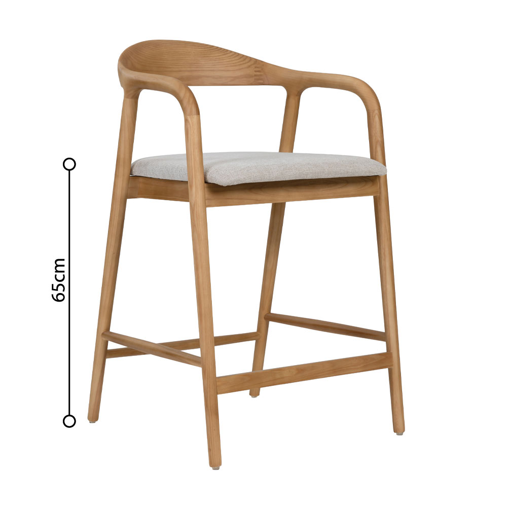 26-0110-euv0A-first-_1 TUTTO ΣΚΑΜΠΟ BAR OAK BEIGE 62x56x93cm 26-0110 - Image 1