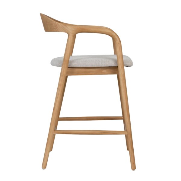 TUTTO ΣΚΑΜΠΟ BAR OAK BEIGE 62x56x93cm 26-0110 - Image 2