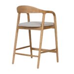 TUTTO ΣΚΑΜΠΟ BAR OAK BEIGE 62x56x93cm 26-0110 - Image 3