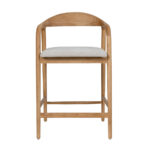TUTTO ΣΚΑΜΠΟ BAR OAK BEIGE 62x56x93cm 26-0110 - Image 5