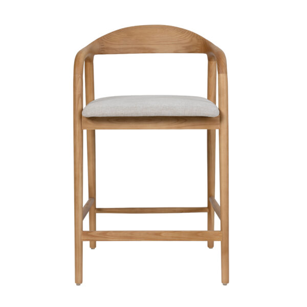 TUTTO ΣΚΑΜΠΟ BAR OAK BEIGE 62x56x93cm 26-0110 - Image 5