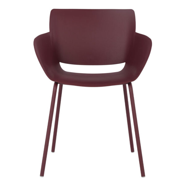 SEDIA ΚΑΡΕΚΛΑ MADDER BROWN 58x51x79.5cm 27-0212 - Image 7