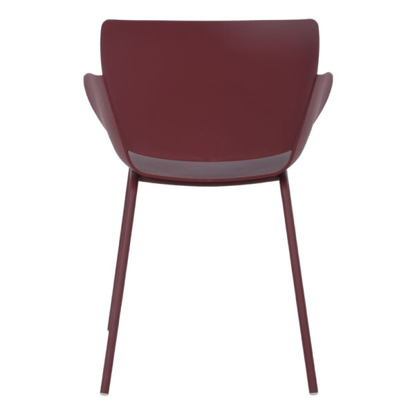 SEDIA ΚΑΡΕΚΛΑ MADDER BROWN 58x51x79.5cm 27-0212 - Image 9