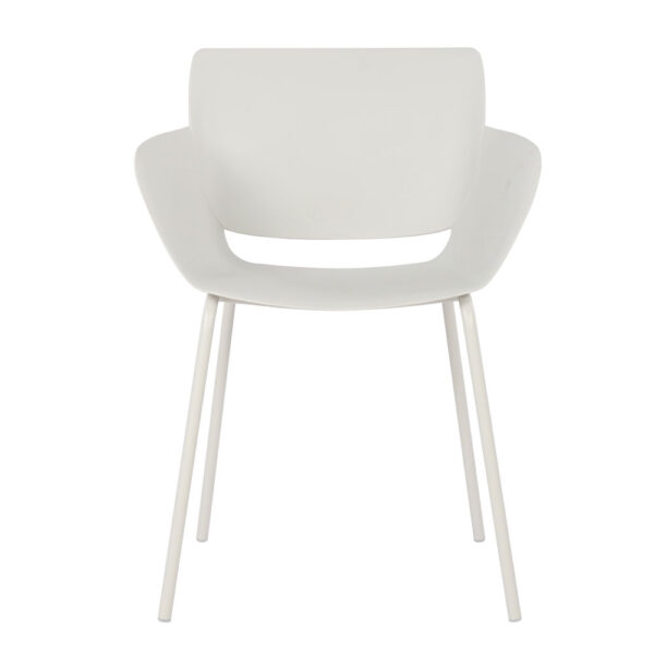 SEDIA ΚΑΡΕΚΛΑ OFF WHITE 58x51x79.5cm 27-0213 - Image 7