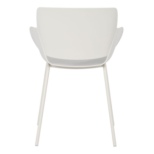 SEDIA ΚΑΡΕΚΛΑ OFF WHITE 58x51x79.5cm 27-0213 - Image 9