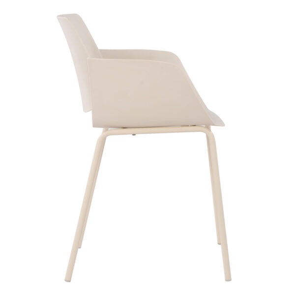 SEDIA ΚΑΡΕΚΛΑ BEIGE 58x51x79.5cm 27-0214 - Image 8
