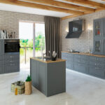 Σύνθεση Κουζίνας MDF Vintage Velvet 100/120/240, 620x217x60 εκ., Genomax