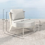 LA LUNA ΠΟΛΥΘΡΟΝΑ OFF WHITE 80x87x68cm 51-0002 - Image 9