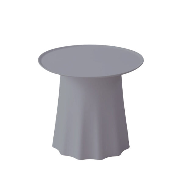 VOLANT SIDE TABLE ΓΚΡΙ ΑΝΟΙΧΤΟ 50x50x45cm 52-0019 - Image 3