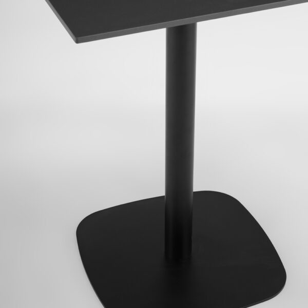 QUADRA ΤΡΑΠΕΖΙ ΜΑΥΡΟ 60x60x74cm 52-0028 - Image 6