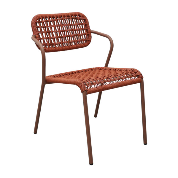 BEE ΚΑΡΕΚΛΑ TERRACOTTA 62x56x82cm 53-0022 - Image 11