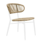 SEDAI ΚΑΡΕΚΛΑ ΛΕΥΚΟ ΦΥΣΙΚΟ 55x60x78cm 53-0040 - Image 3