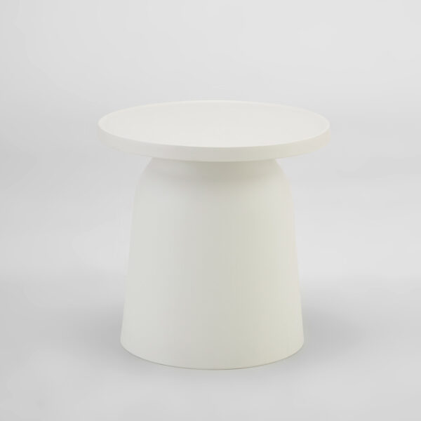 DOMI COFFEE TABLE OFF WHITE 47x47x46cm 54-0008 - Image 5