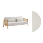 AMMOS ΚΑΝΑΠΕΣ ΚΡΕΒΑΤΙ 3ΘΕΣΙΟΣ OFF WHITE 196x82x81 70-0360 - Image 11