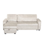 TRESOR ΚΑΝΑΠΕΣ ΚΡΕΒΑΤΙ ΓΩΝΙΑ ΑΝΑΣΤΡΕΨΙΜΗ OFF WHITE 223x145x91cm 70-0452 - Image 8