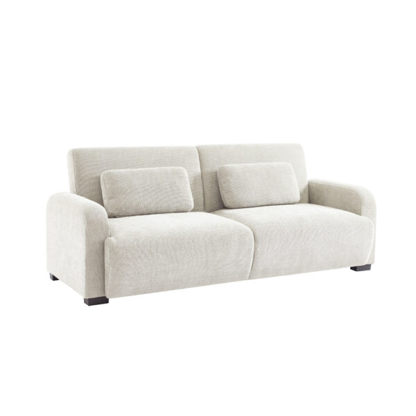 NUBO ΚΑΝΑΠΕΣ ΚΡΕΒΑΤΙ 3ΘΕΣΙΟΣ OFF WHITE 213x93x86cm 70-0455 - Image 4