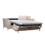 COCOON ΚΑΝΑΠΕΣ ΚΡΕΒΑΤΙ 3ΘΕΣΙΟΣ BEIGE LINCOLN 03 208x94x92cm 71-0115 - Image 3