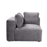 BOX ΠΟΛΥΘΡΟΝΑ ΜΕ ΜΠΡΑΤΣΟ ΑΝΑΣΤΡΕΨΙΜΗ ΓΚΡΙ VOGUE 14 107x107x85cm 71-0138 - Image 5