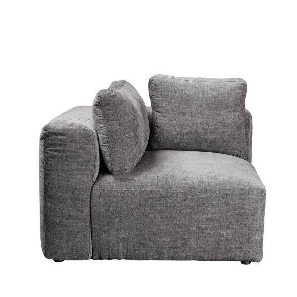 BOX ΠΟΛΥΘΡΟΝΑ ΜΕ ΜΠΡΑΤΣΟ ΑΝΑΣΤΡΕΨΙΜΗ ΓΚΡΙ VOGUE 14 107x107x85cm 71-0138 - Image 5