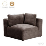 BOX ΠΟΛΥΘΡΟΝΑ ΜΕ ΜΠΡΑΤΣΟ ΑΝΑΣΤΡΕΨΙΜΗ ΚΑΦΕ VOGUE 5 107x107x85cm 71-0142 - Image 6