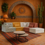 MEXICO ΣΚΑΜΠΟ BEIGE WIND 84 101x87x40cm 71-0249 - Image 5