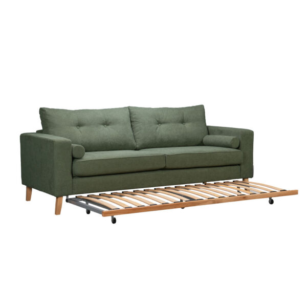 LUSSO ΚΑΝΑΠΕΣ ΚΡΕΒΑΤΙ 3ΘΕΣΙΟΣ ΛΑΔΙ LINO 77 218x85x87cm 71-0270 - Image 4