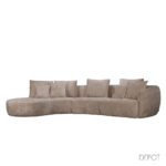 CURVO ΚΑΝΑΠΕΣ ΓΩΝΙΑ ΑΡΙΣΤΕΡΗ BEIGE CREMONA 14 412x162x92cm 71-0388