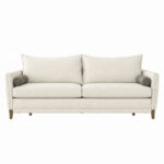 COMMODO ΚΑΝΑΠΕΣ ΚΡΕΒΑΤΙ 3ΘΕΣΙΟΣ OFF WHITE NEVE 02 ΚΑΦΕ NEVE 16 230x81x88cm 71-0434 - Image 4