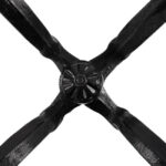 ΒΑΣΗ ΑΠΟ ΜΑΝΤΕΜΙ HM444 4ΝΥΧΗ ΣΕ ΜΑΥΡΟ ΧΡΩΜΑ 57X57X72 - Image 6