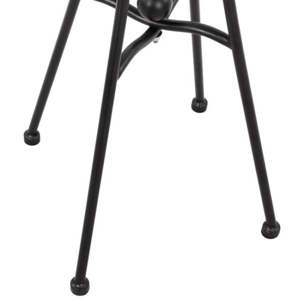 ΒΑΣΗ ΜΕΤΑΛΛΙΚΗ HM466 4NYXH ΣΕ ΜΑΥΡΟ ΧΡΩΜΑ 50x50 cm. - Image 6