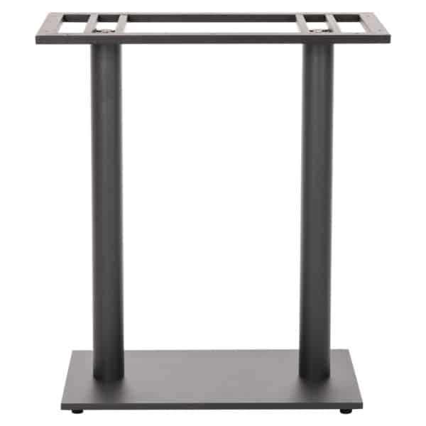 ΒΑΣΗ ΜΠΑΡ ΜΕΤΑΛΛΙΚΗ ΔΙΠΛΗ ΓΚΡΙ ΜΑΤ ΜΕΣΑΙΟΥ ΥΨΟΥΣ 40Χ80Χ90Υεκ. HM478.20 - Image 3
