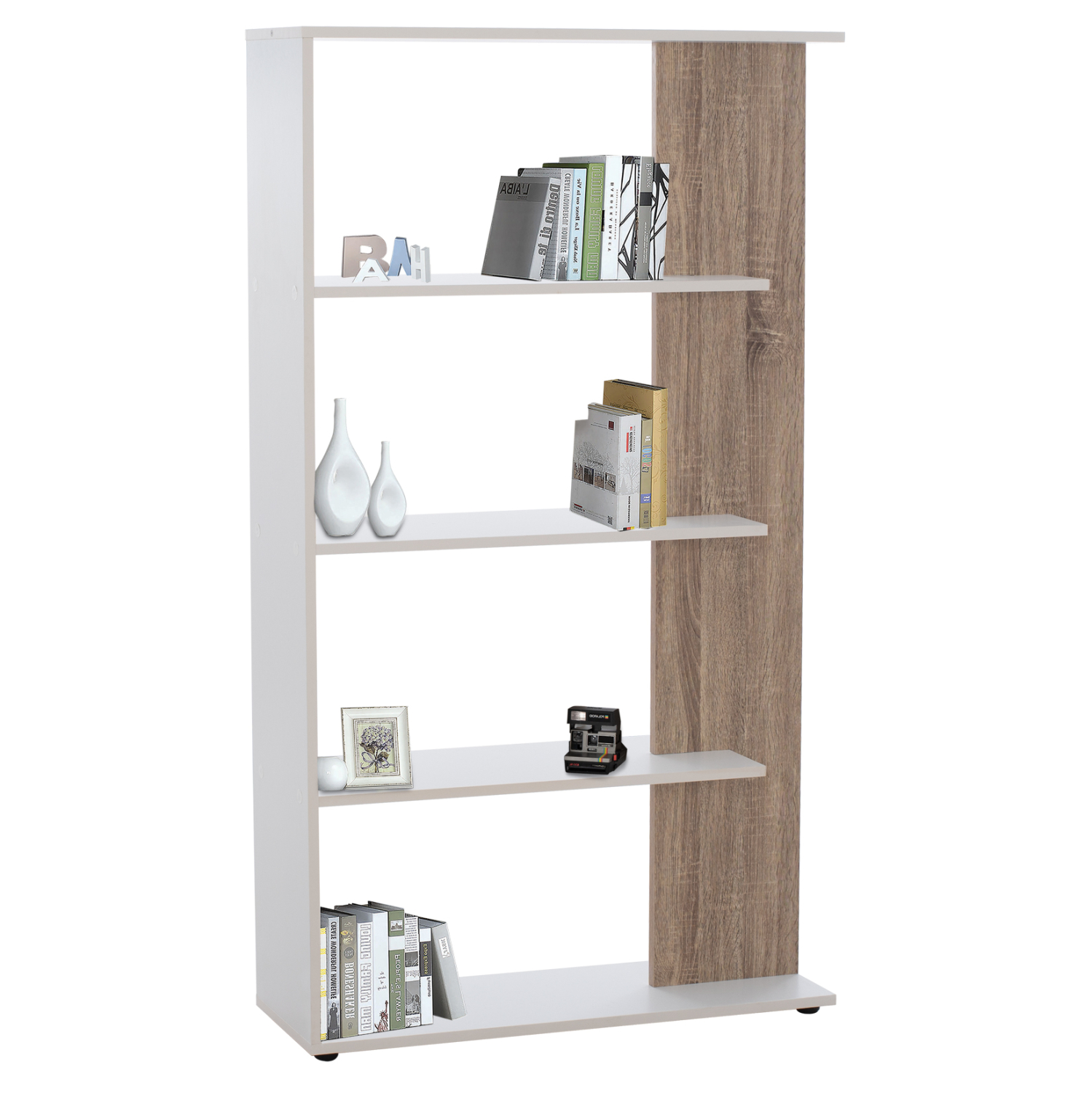 HM8770 ΒΙΒΛΙΟΘΗΚΗ HARVEY HM8770 80X23X141 ΛΕΥΚΟ - Image 1