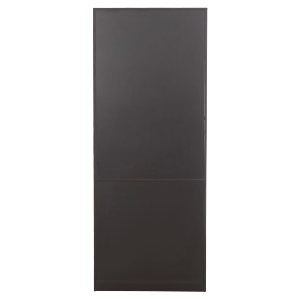 ΒΙΒΛΙΟΘΗΚΗ ΓΡΑΦΕΙΟΥ ΕΠΑΓΓΕΛΜΑΤΙΚΗ ROSEWOOD HM2089 ΜΕΛΑΜΙΝΗ ΓΚΡΙ-WENGE 80Χ40Χ200Υεκ. - Image 6