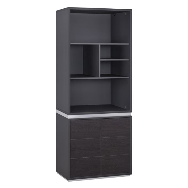 HM2090 ΒΙΒΛΙΟΘΗΚΗ ΓΡΑΦΕΙΟΥ ΕΠΑΓΓΕΛΜΑΤΙΚΗ ROSEWOOD HM2090 81,5Χ40Χ200Υ εκ. - Image 1