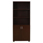 ΒΙΒΛΙΟΘΗΚΗ ΓΡΑΦΕΙΟΥ VANCE ΕΠΑΓΓΕΛΜΑΤΙΚΗ WENGE HM2055.12 80Χ40Χ190Υ εκ. - Image 3