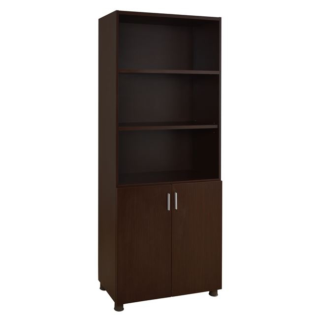 HM2055.12 ΒΙΒΛΙΟΘΗΚΗ ΓΡΑΦΕΙΟΥ VANCE ΕΠΑΓΓΕΛΜΑΤΙΚΗ WENGE HM2055.12 80Χ40Χ190Υ εκ. - Image 1